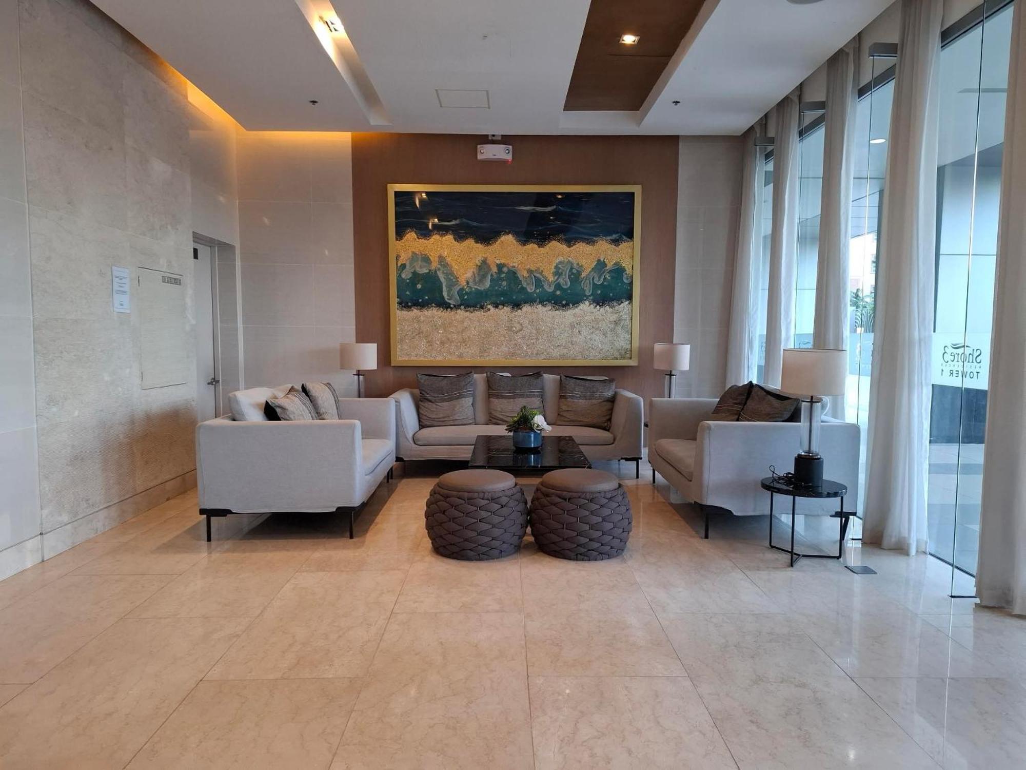 Shore 1 & 3 Residences Moa 1Br With Balcony By Darpm Манила Экстерьер фото